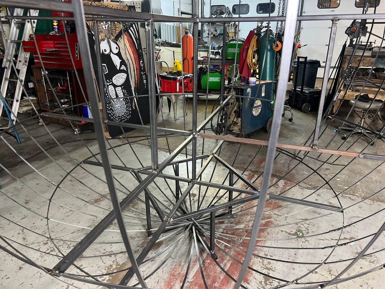 Steel sphere armature