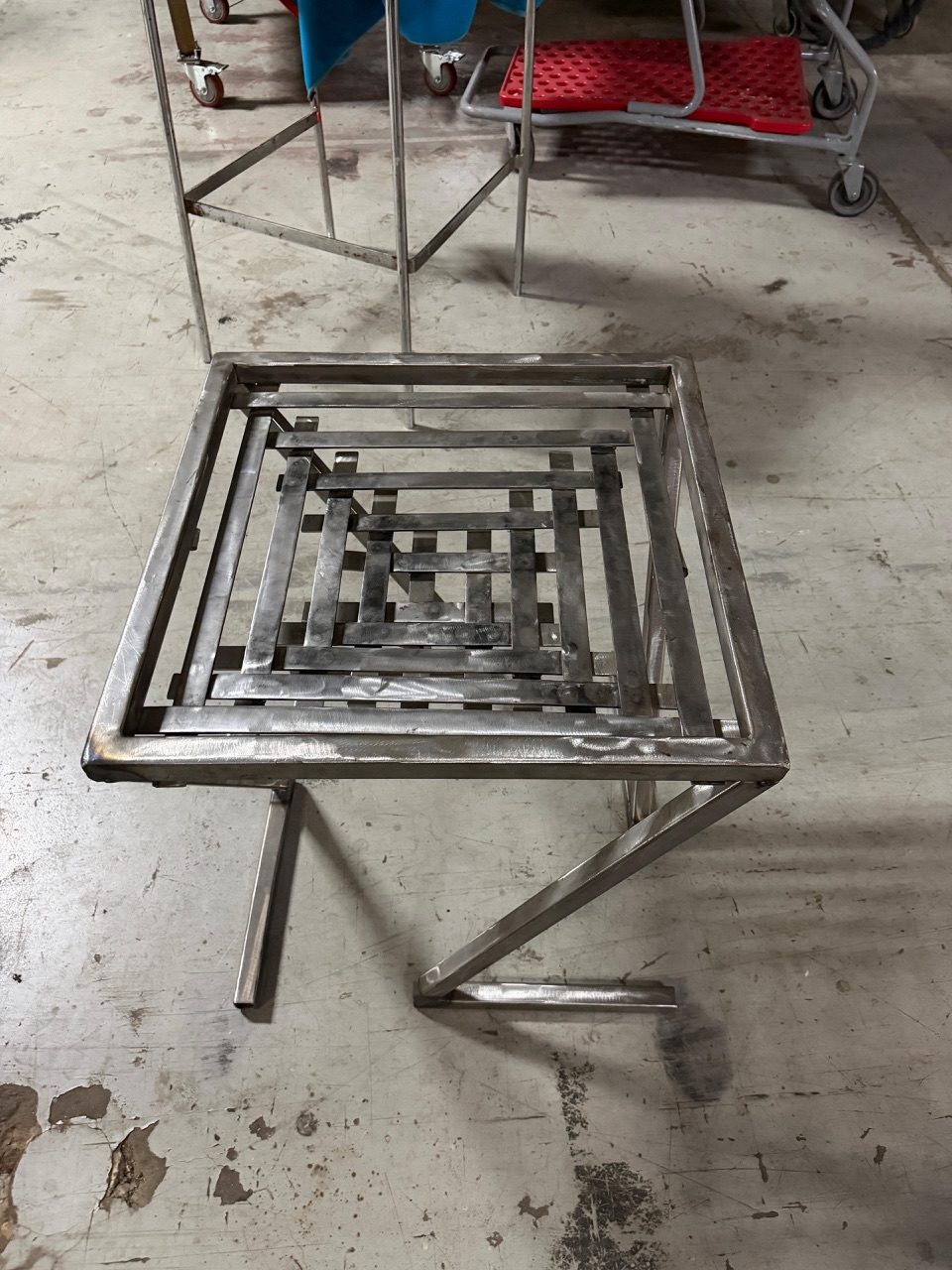 Layer Table — finished side angle